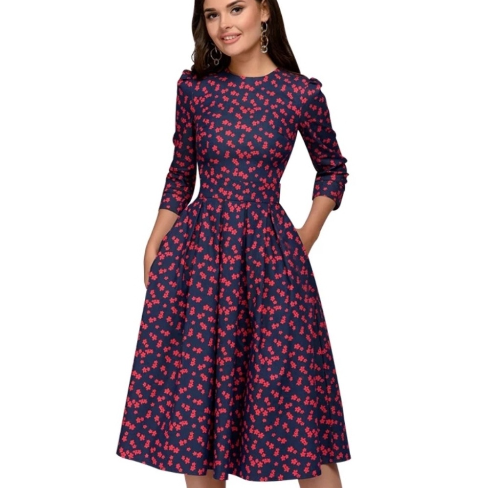 Fall Winter Quarter Sleeve Elegant Vestida